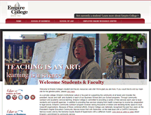 Tablet Screenshot of empirestudent.com